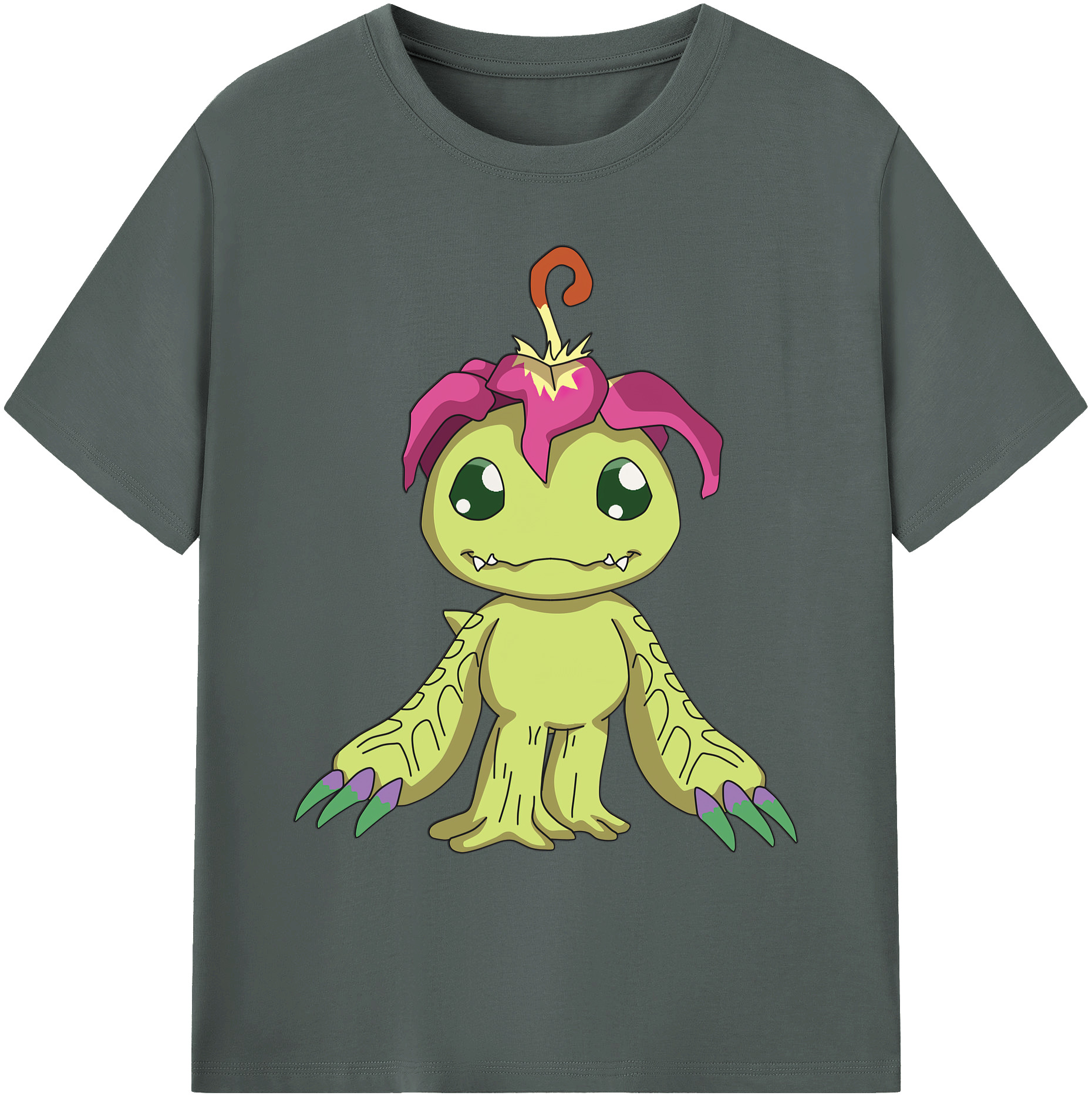 （画像用） Digimon デジタルモンスター/デジモン 綿100％ メンズ半袖Tシャツ｜肌触りやわらか＆通気性